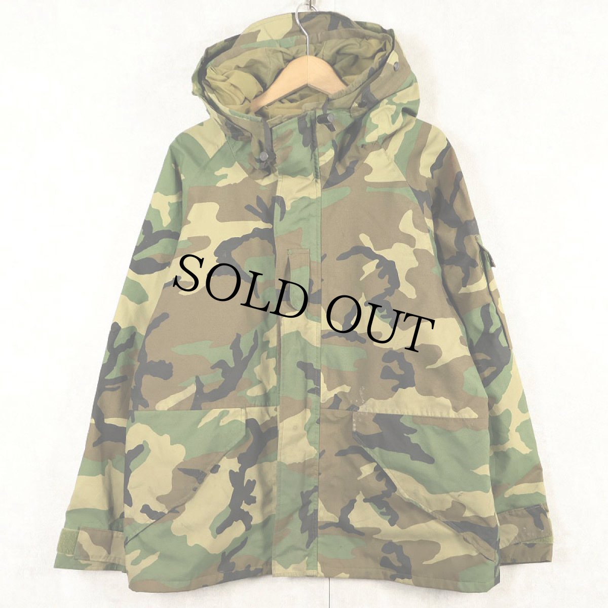 画像1: 90's U.S.MILITARY ECWCS GEN1 ウッドランドカモ GORE-TEXパーカ MEDIUM-SHORT (1)