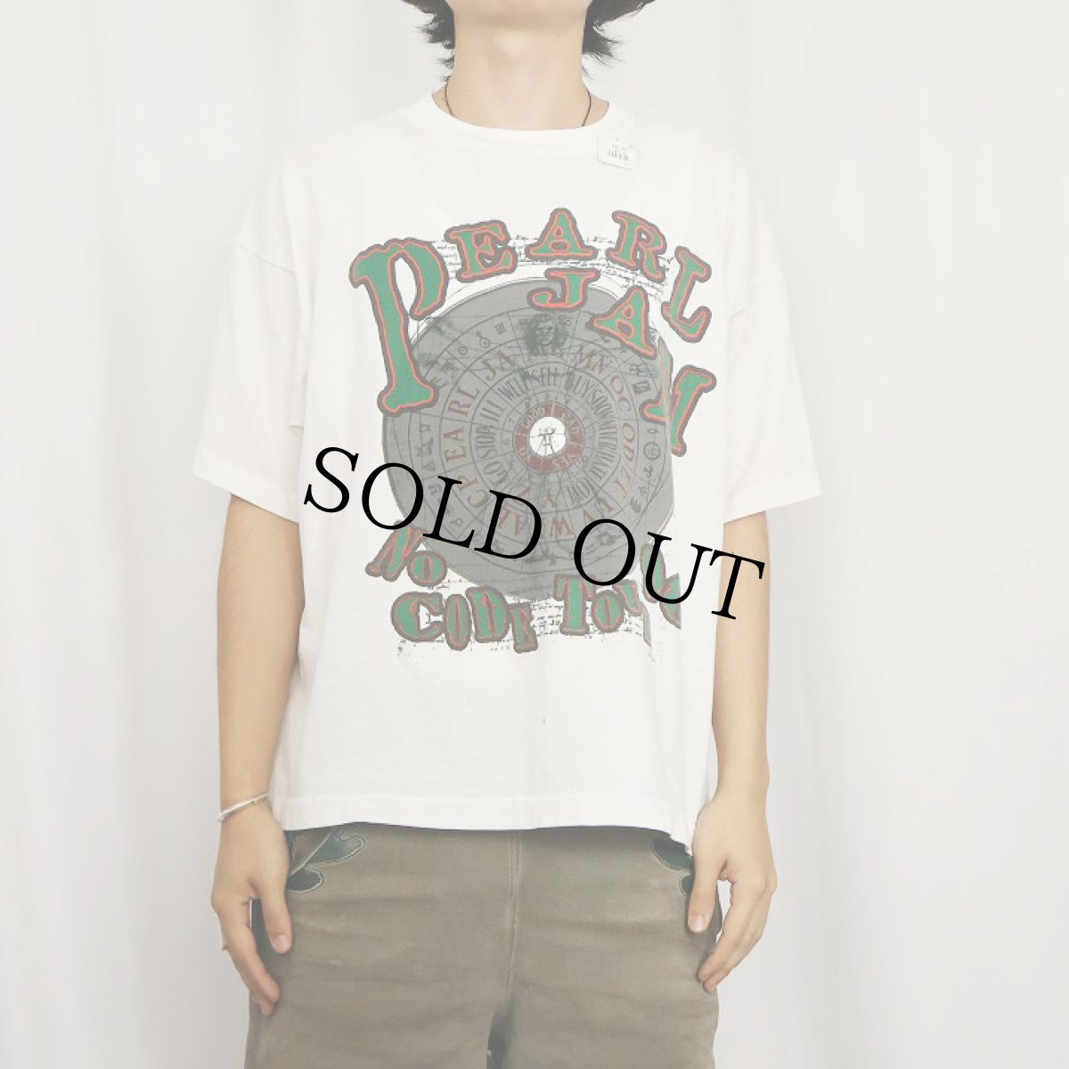 画像2: 1996 PEARL JAM USA製 "NO CODE TOUR 96" オルタナティブロックバンドツアープリントTシャツ XL (2)