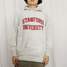 画像2: 90's Champion REVERSE WEAVE USA製 "STANFORD UNIVERSITY" プリントスウェットフーディー XL (2)