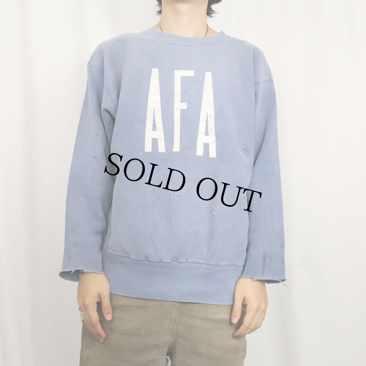 画像2: 70's Champion REVERSE WEAVE 単色タグ USA製 "AIR FORCE ACADEMY" プリントスウェット XL (2)