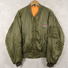 画像1: 90's Levi's "MA-1 TYPE" パッチ付き フライトジャケット M (1)