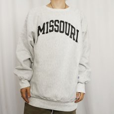 画像2: 90's Champion REVERSE WEAVE "MISSOURI" プリントスウェット XXL (2)