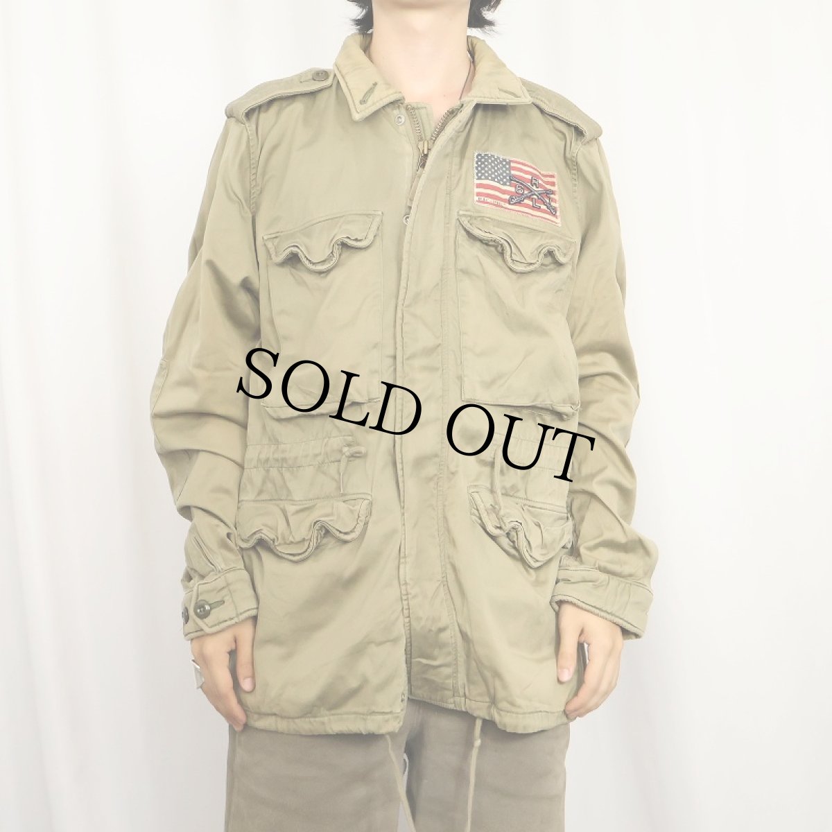 画像2: POLO JEANS CO. RALPH LAUREN "M-65 TYPE" フィールドジャケット L (2)