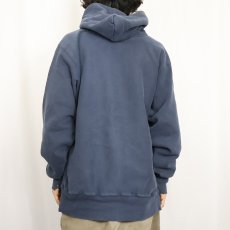 画像3: 90's Champion REVERSE WEAVE "IOWA" プリントスウェットフーディー NAVY XL (3)