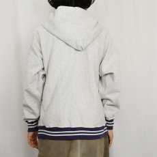 画像3: 90's Champion REVERSE WEAVE USA製 フルスナップ スウェットパーカー L (3)