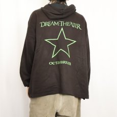 画像4: 2000's Dream Theater "Octavarium" プログレッシブメタルバンド プリントスウェットフーディー BLACK  (4)