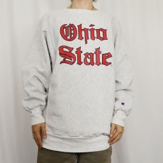 画像2: 90's Champion REVERSE WEAVE "Ohio State" プリントスウェット XXL (2)
