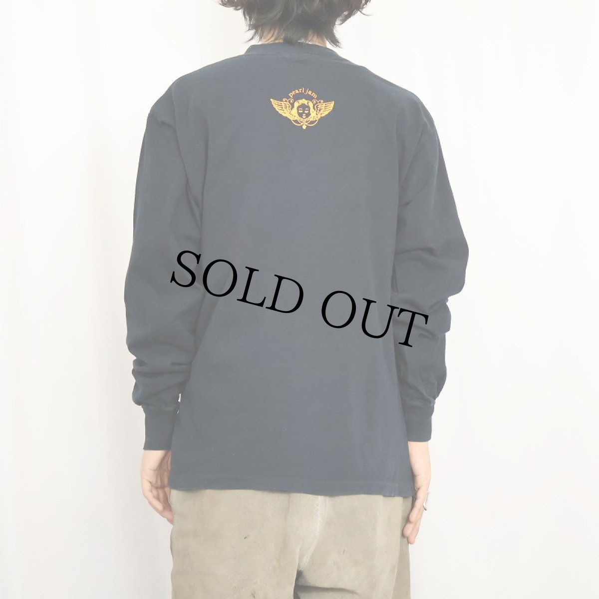 画像4: 90's PEARL JAM USA製 "VITALOGY" オルタナティブロックバンドプリントロンT BLACK L (4)