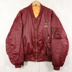 画像1: 90's Levi's "MA-1 TYPE" パッチ付き フライトジャケット L (1)