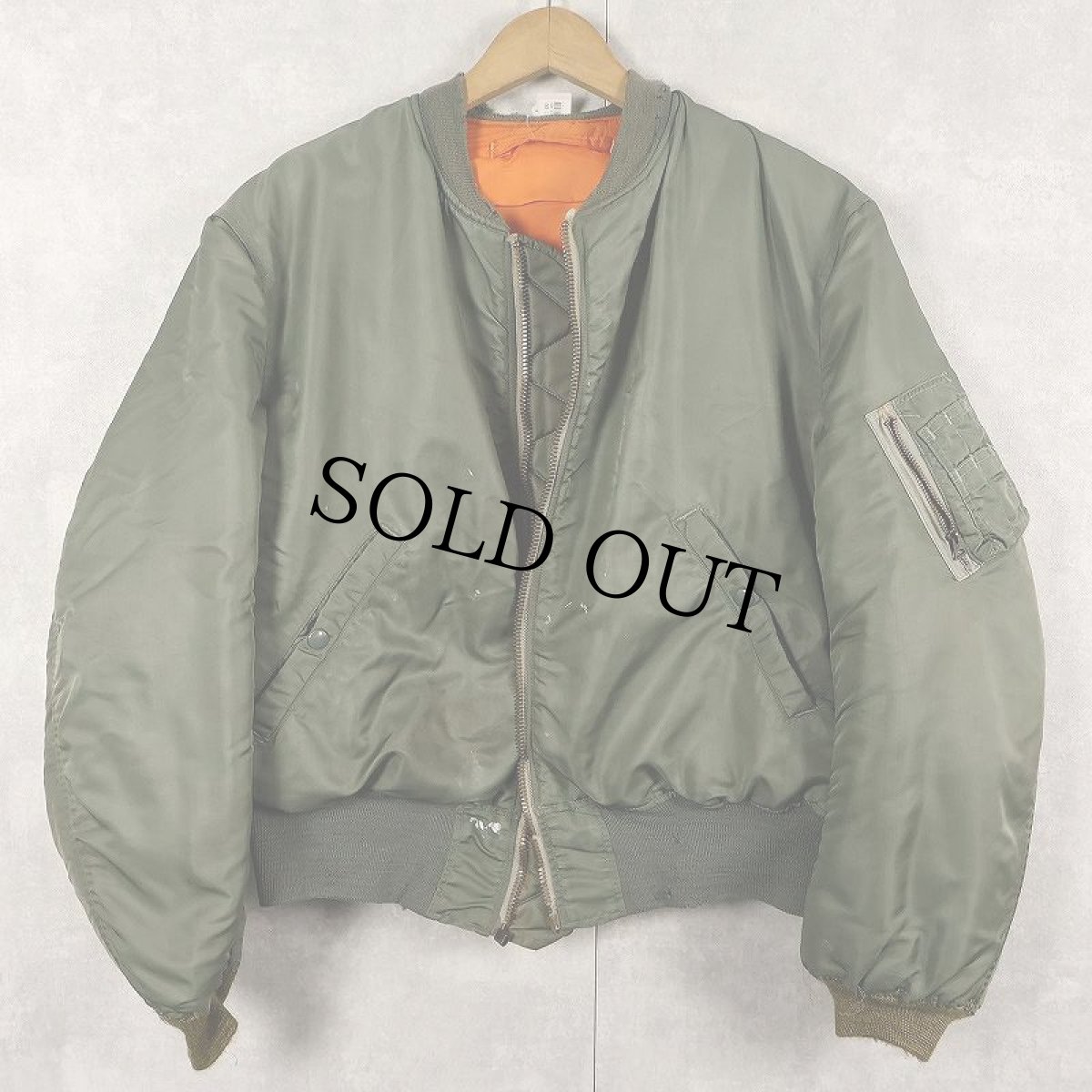 画像1: 60's U.S.AIR FORCE "MA-1 C-TYPE" フライトジャケット LARGE (1)