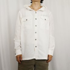 画像3: POLO Ralph Lauren ステンシル入り コットンパーカー M (3)