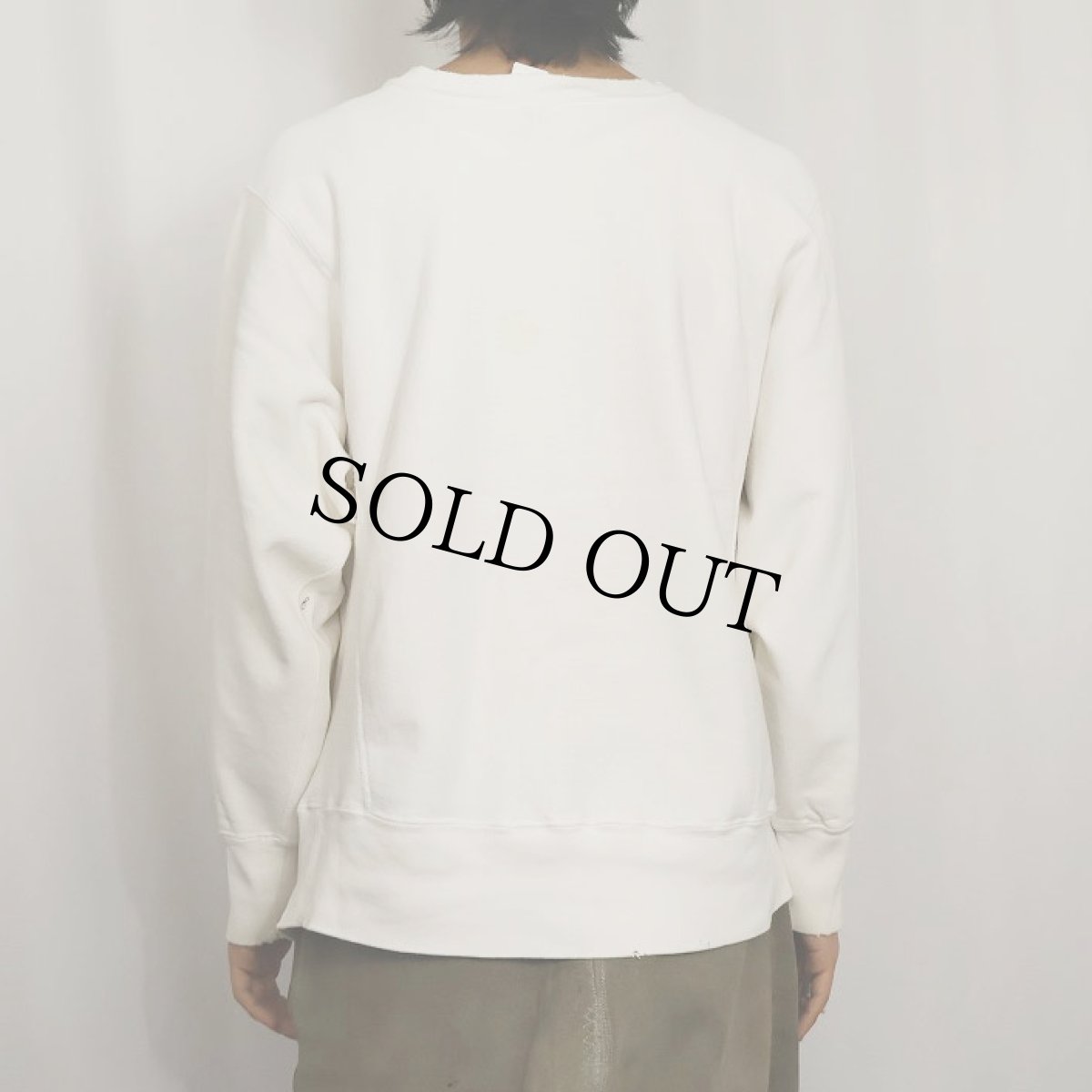 画像3: 80's Champion REVERSE WEAVE トリコタグ USA製 "VANDERBILT" プリントスウェット M (3)