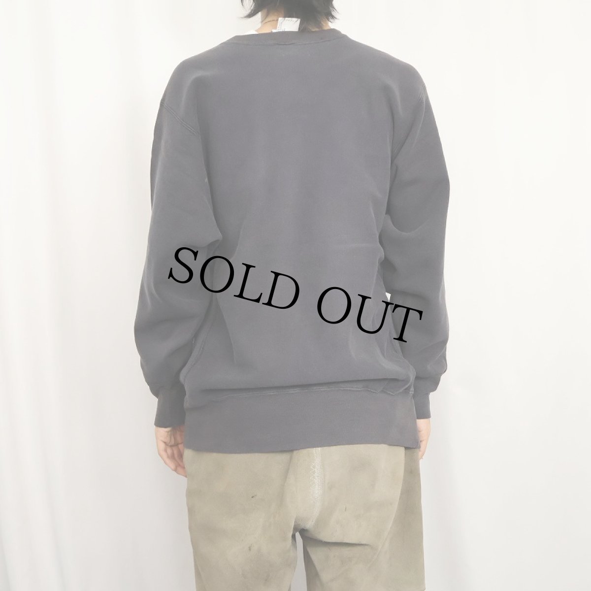 画像3: 90's Champion REVERSE WEAVE USA製 目無しスウェット BLACK XL (3)