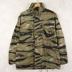 画像1: 80's U.S.ARMY M-65 タイガーストライプカモ フィールドジャケット 3rd SMALL-REGULAR (1)