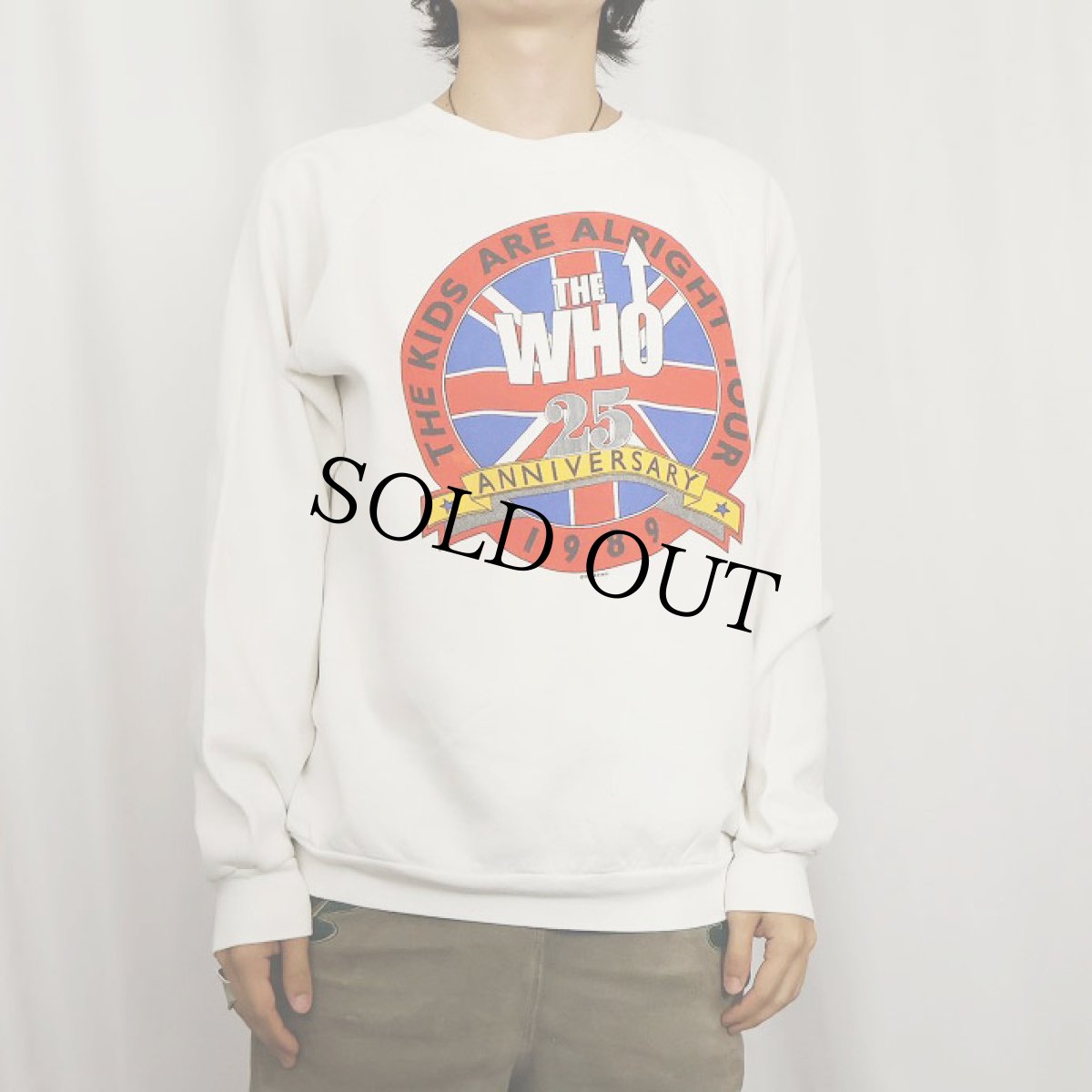 画像2: 1989 The Who USA製 "THE KIDS ARE ALRIGHT TOUR" ロックバンドツアースウェット XL (2)