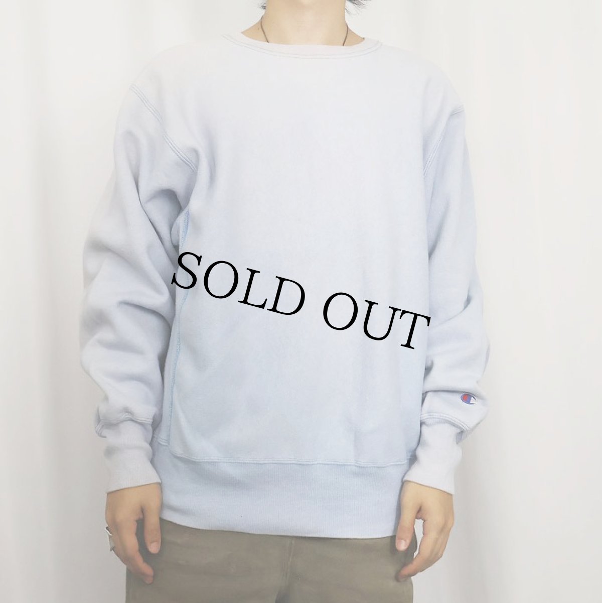 画像2: 90's Champion REVERSE WEAVE USA製 目無し スウェット L (2)