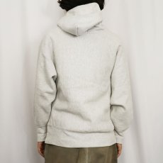 画像3: 90's Champion REVERSE WEAVE USA製 "RUTGERS UNIVERSITY" プリントスウェットフーディー M (3)