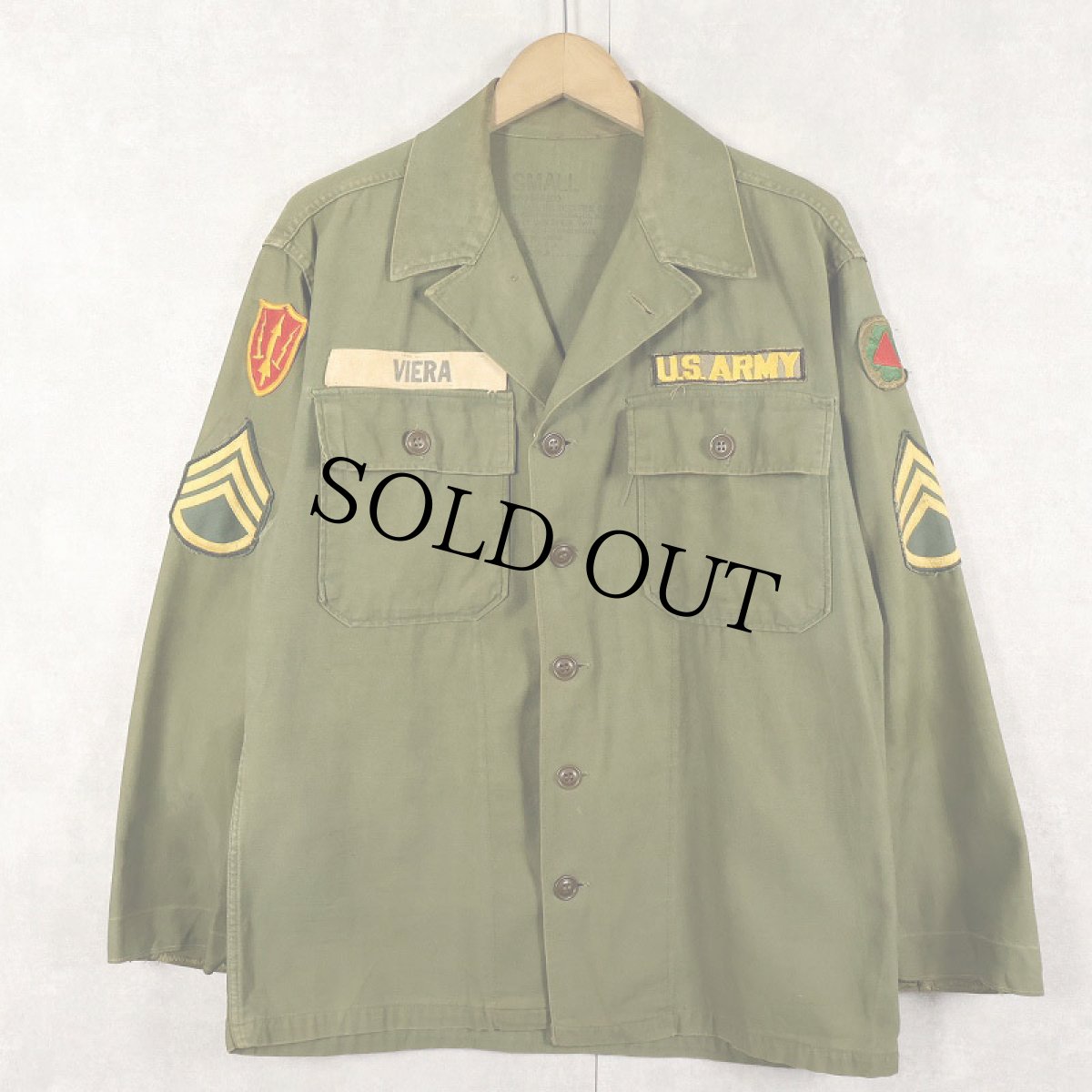 画像1: 40〜50's US.ARMY M-1947 ユーティリティジャケット SMALL (1)