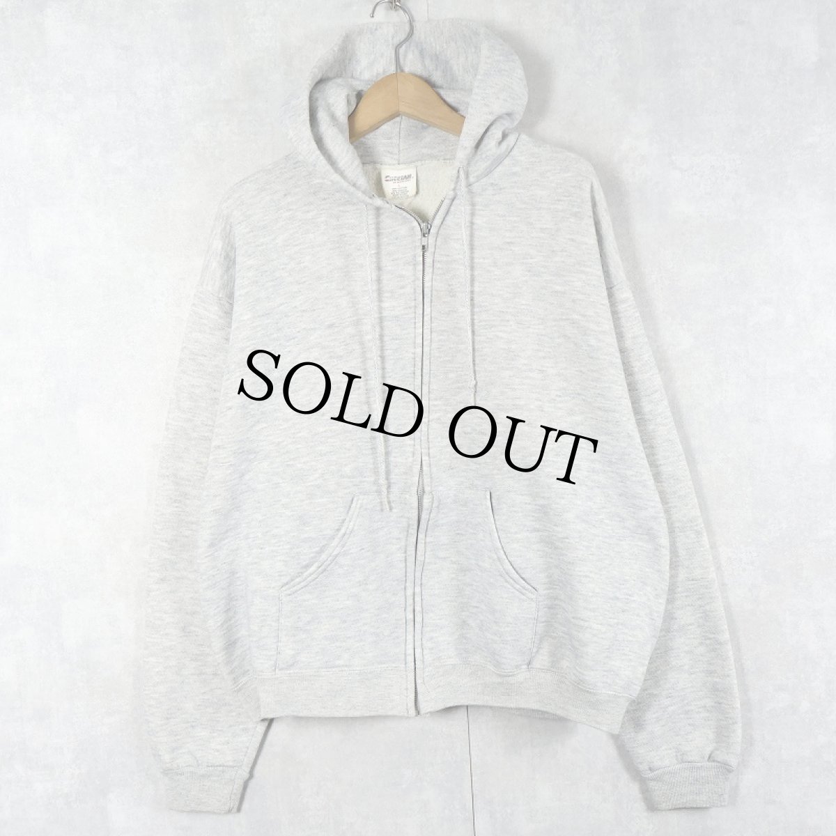 画像1: 90's CHEETAH USA製 スウェットジップパーカー L (1)