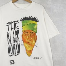 画像1: 90's USA製 "THE BLACK WOMAN" プリントTシャツ XL (1)