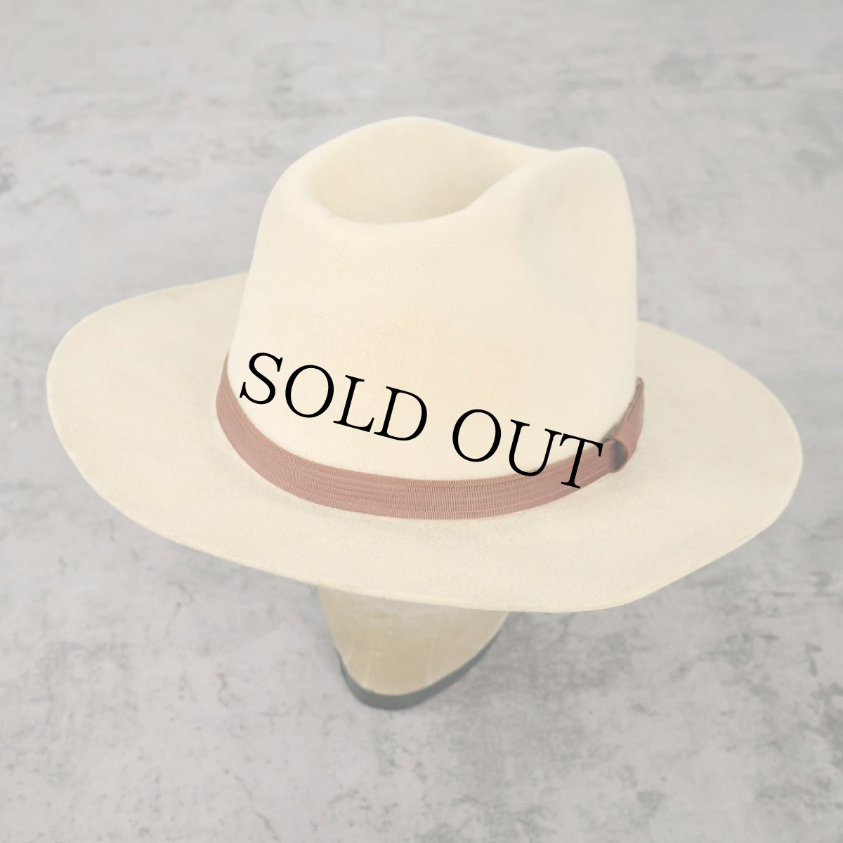 画像1: VINTAGE Golden Coach by DOBBS 中折れ ビーバーハット (1)