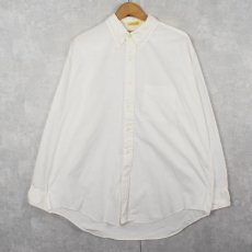 画像1: 80〜90's L.L.Bean コットンボタンダウンシャツ SIZE17 1/2 (1)