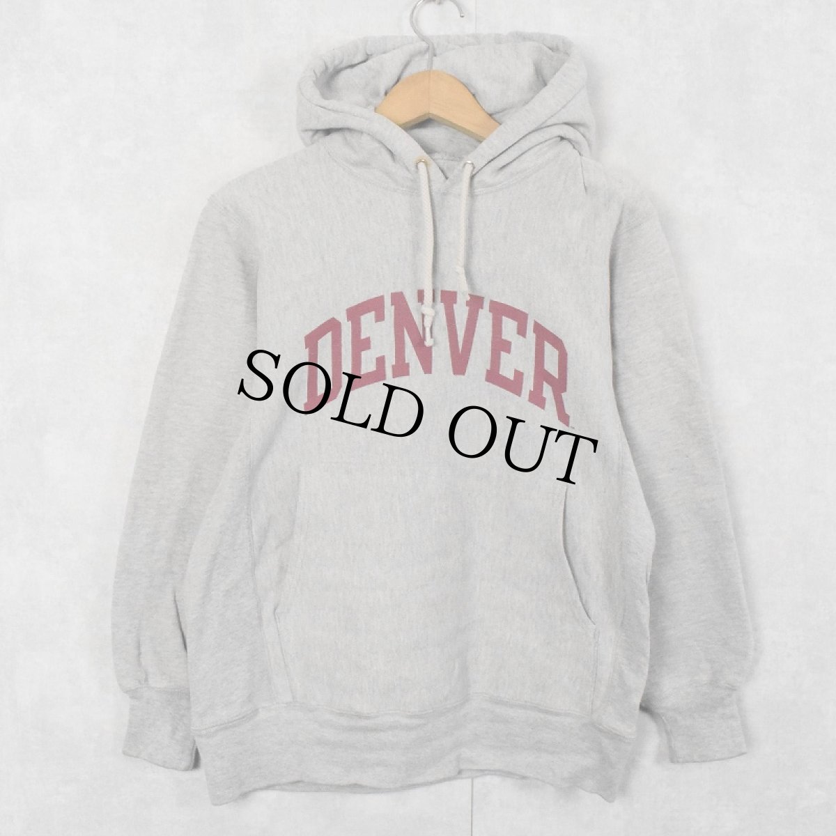 画像1: 2000's Champion REVERSE WEAVE "DENVER" プリントスウェットフーディー S (1)