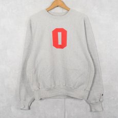 画像1: 2000's Champion REVERSE WEAVE "O" プリントスウェット M (1)