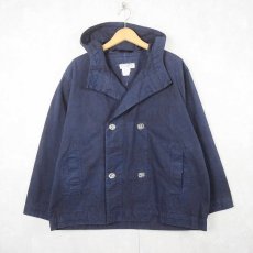 画像1: 80's Freelance FRANCE製 ダブルブレスト コットンワークジャケット M (1)