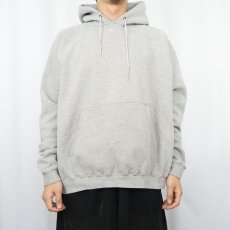画像3: 90's〜 NIKE USA製 ロゴ刺繍 スウェットフーディー XL (3)