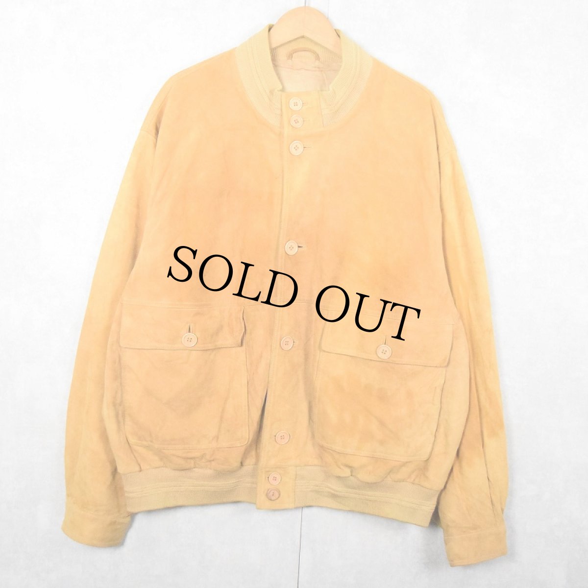 画像1: 80〜90's BERNIE'S "A-1 TYPE" スエードレザージャケット (1)