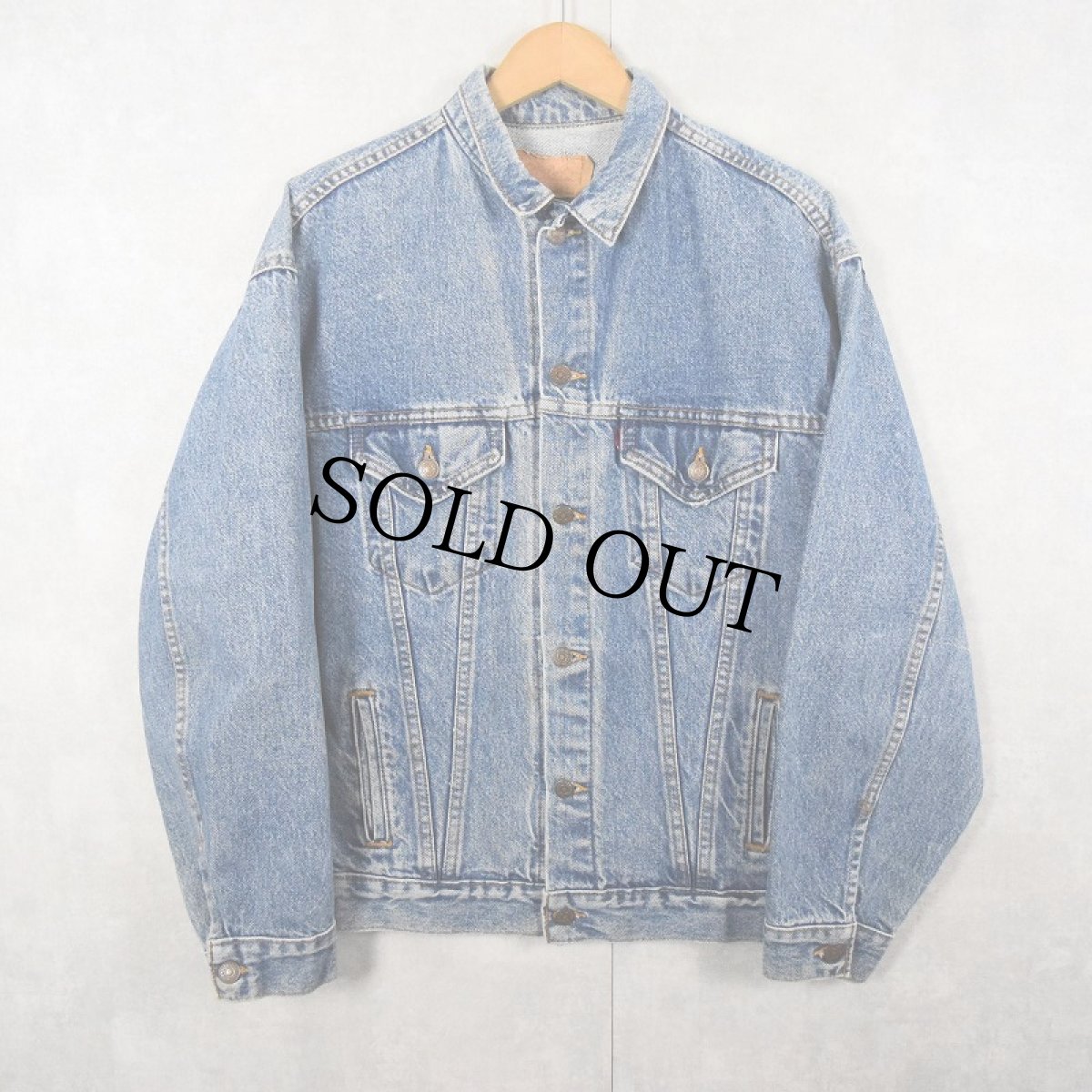 画像1: 80's Levi's 57508-0218 USA製 デニムジャケット XL (1)