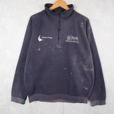 画像1: "GRUPPO PUGLIA×S.I.T.A" 企業プリント ハーフジップスウェット NAVY (1)