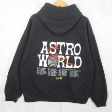 画像1: Travis Scott ASTRO WORLD "Wish You Were Here" ヒップホップツアースウェットフーディー BLACK M (1)