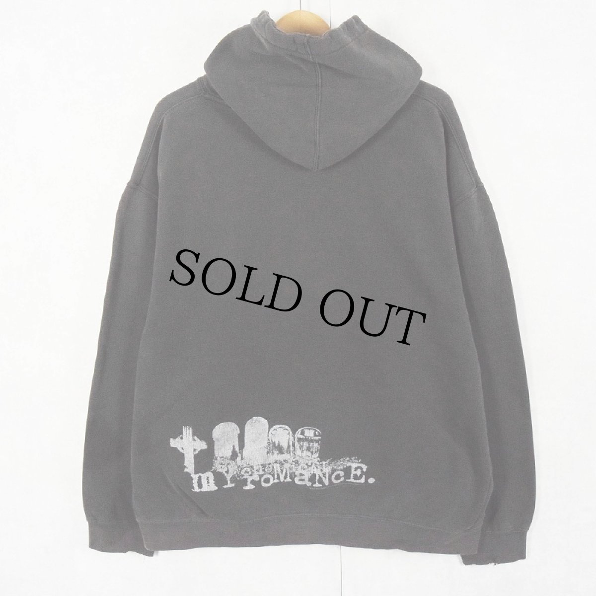 画像2: 2000's My Chemical Romance ロックバンドプリントスウェットフーディー BLACK L (2)