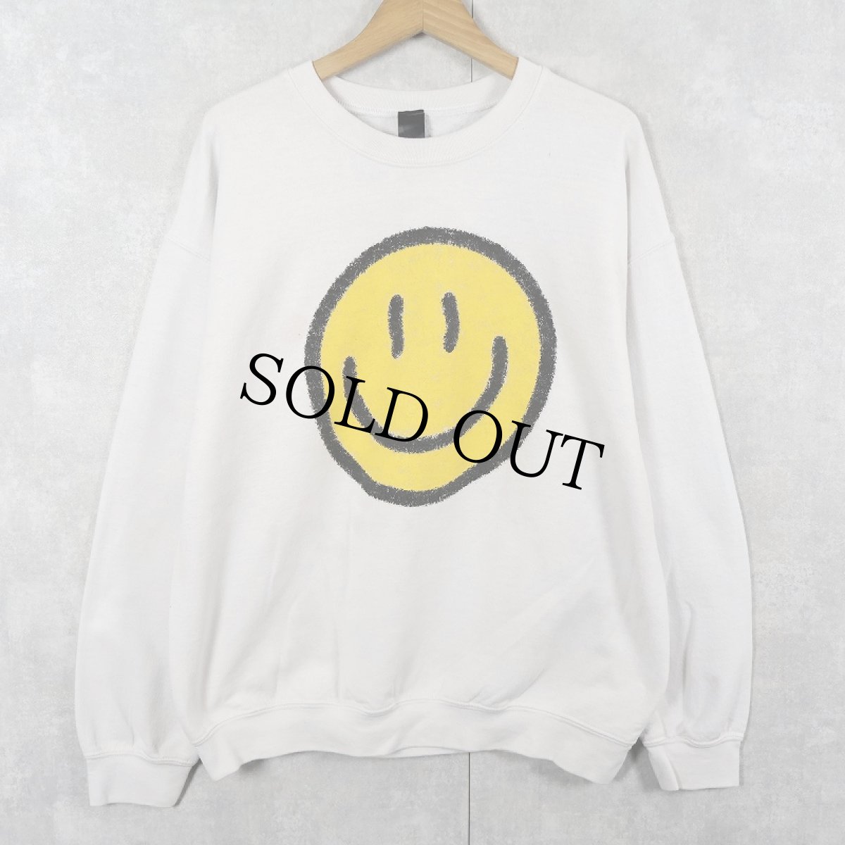 画像1: スマイルプリントスウェット M (1)