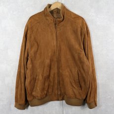 画像1: JOS.A.BANK スウェードレザージャケット L (1)