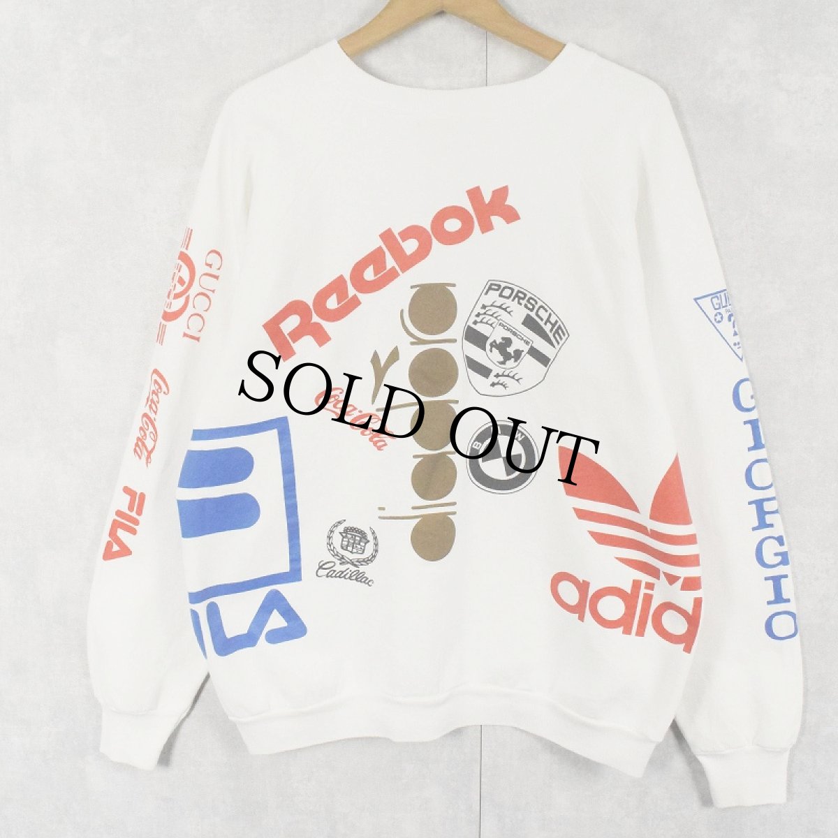 画像2: 80's ブート USA製 "Donald Duck" マルチプリントスウェット XL (2)