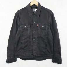 画像1: Levi's ブラックコットンジャケット M (1)