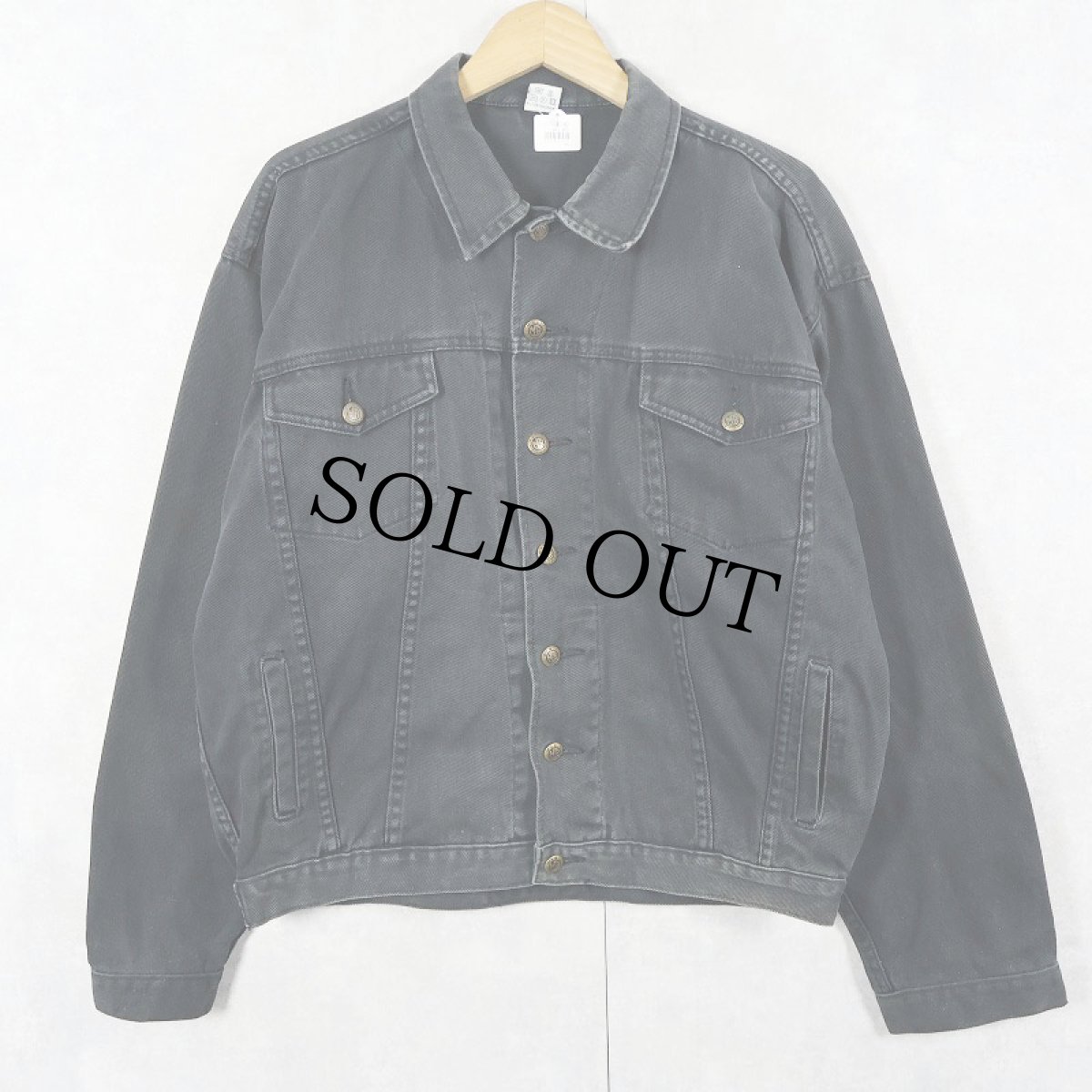 画像1: MAGIC BLUES ブラックデニムジャケット SIZE4 (1)