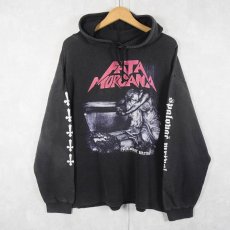 画像1: Fata Morgana "Spalovač Mrtvol" ミュージシャンプリントスウェットフーディー BLACK M (1)
