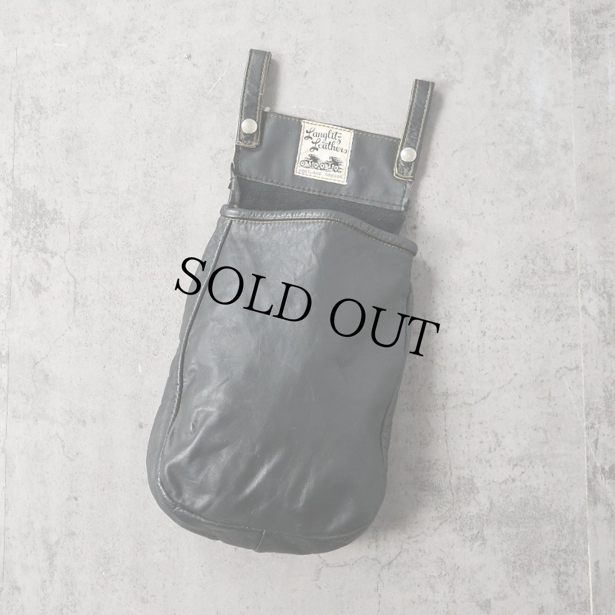 画像1: 〜80's Langlitz Leathers レザーシェルバッグ (1)