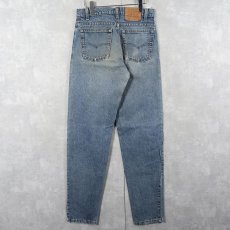 画像2: 90's Levi's 550 USA製 デニムパンツ W29 (2)
