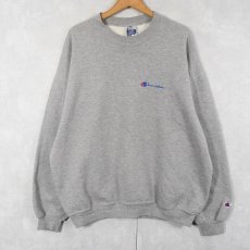 画像1: 90's Champion USA製 ロゴ刺繍スウェット XL (1)