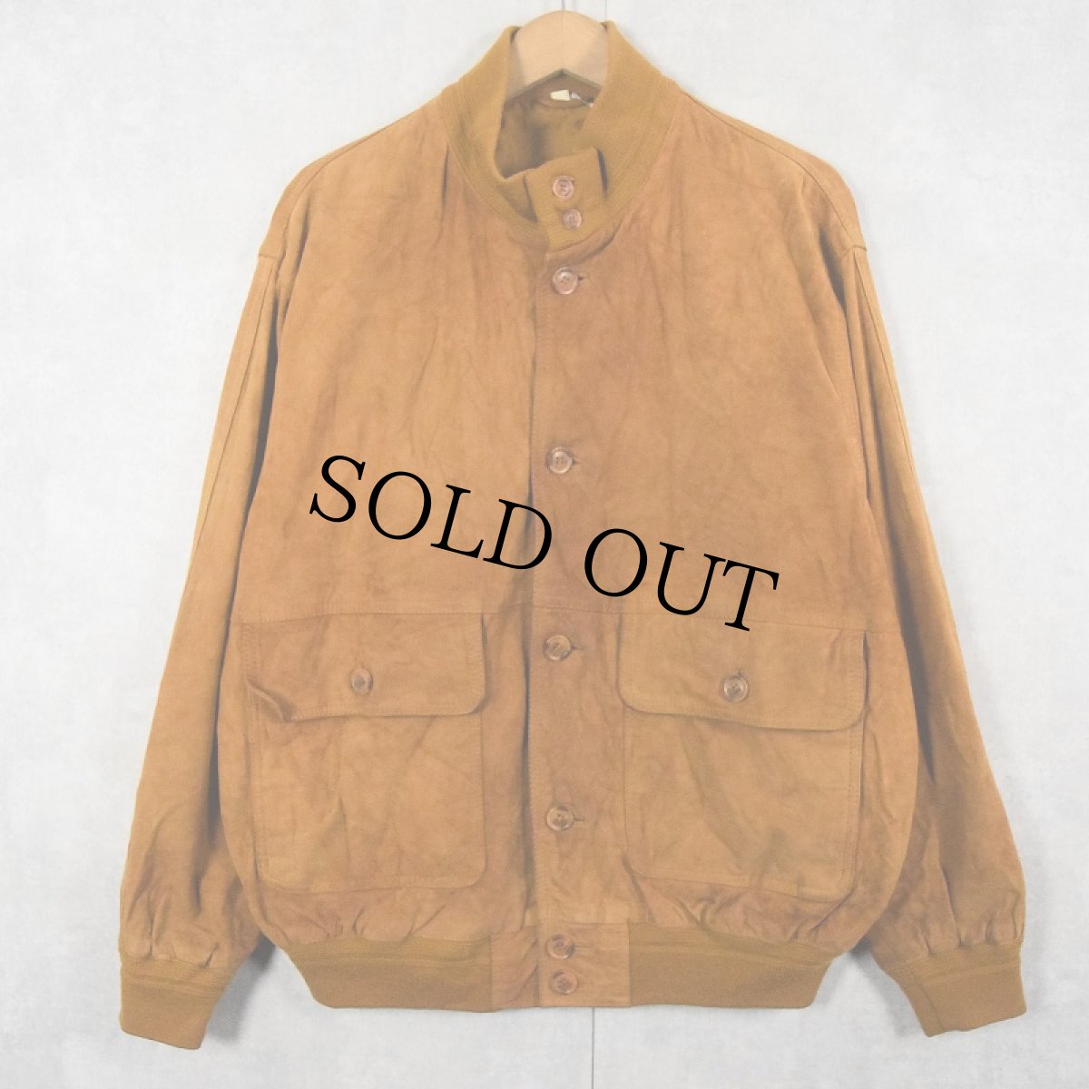 画像1: "A-1 TYPE" スエードレザージャケット size50 (1)