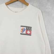 画像1: 80's The Rolling Stones USA製 "THE NORTH AMERICAN TOUR 1989" ロックバンドツアースウェット L (1)