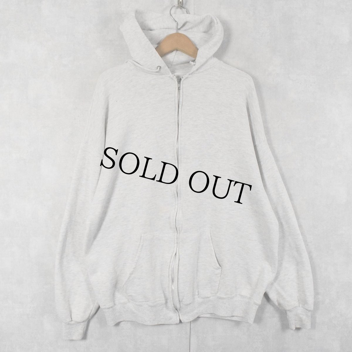 画像1: 90's JERZEES USA製 スウェットジップパーカー 3X (1)