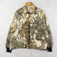 画像1: 90's PREDATOR CAMOUFLAGE USA製 プレデターカモ柄 コットンハンティングジャケット L (1)
