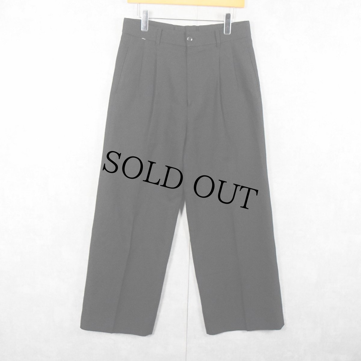 画像1: MODERN TIMES ITALYA 2タックスラックス BLACK W32 (1)