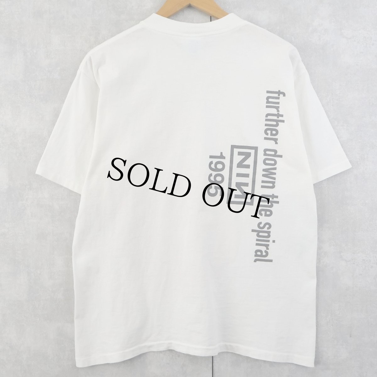 画像2: 90's NINE INCH NAILS USA製 "Further Down The Spiral" ロックバンドプリントTシャツ L (2)